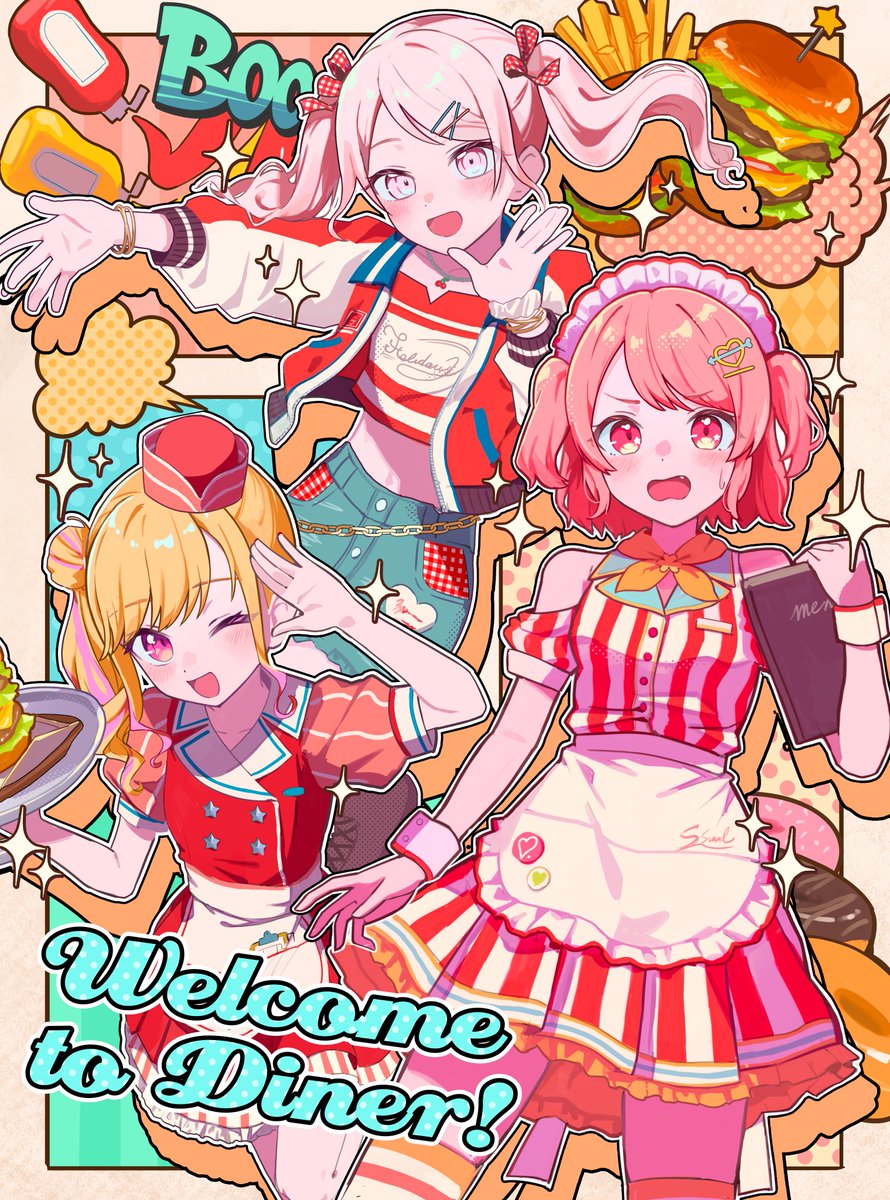 wake_riyuu's tweet image. Welcome to Diner!
#prsk__FA