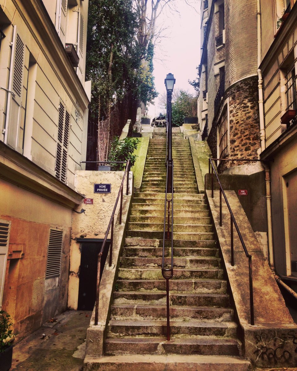 Stepping through time: if these stairs could speak, what would they say? #montmartre #stairways #photography