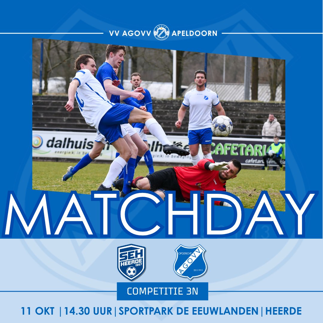 𝕄𝔸𝕋ℂℍ𝔻𝔸𝕐 ⚽️ | SEH-AGOVV, wie verlaat de achterhoede in 3N

Met SEH – AGOVV staat in de eerste helft van oktober al een hele belangrijke wedstrijd op de rol.

⚔️ <a href="/vvSEH/">v.v. S.E.H. ⚽️</a>
🕒 14.30 uur 
🏟 De Eeuwlanden 
👮‍♂️ R.R. van de Beld
📝 Voorbeschouwing ⬇️
agovv.nl/113/39107/uits…
