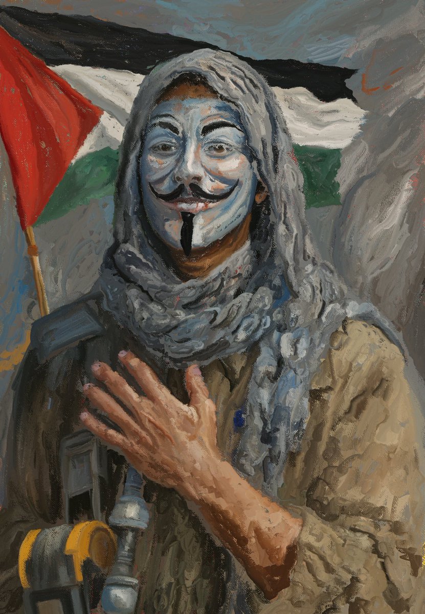 HanishHenso's tweet image. Gmorning ✌️

After 77 years, the dream of return shines again. Displacement ends, resilience prevails. This moment even mirrors my latest painting, inspired by this very resistance. ✨ 

🇵🇸 #Return #Palestine #Gaza