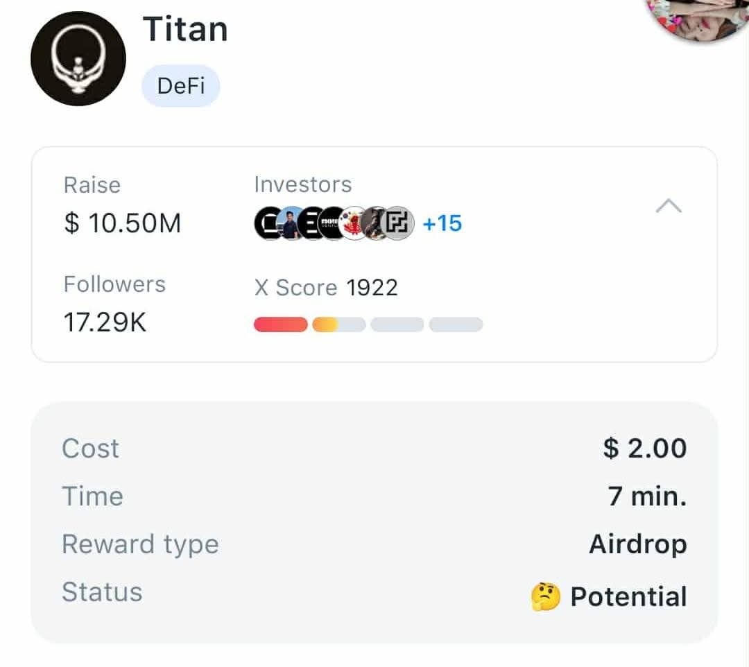 mrpump6969's tweet image. Titan Dex: Your Next-Gen Swap is Here! 

Backed by a $10M raise from GalaxyHQ, Titan is the new super cheap, super smooth DEX

🟢 Connect wallet
🟢Swap (SOL /USDC) 
🟢 Claim your exclusive Legion Badge! app.titan.exchange/@RubyWhaleX

🟢Invite Code:  Rubywhale

#TitanDex #DeFi #SOL