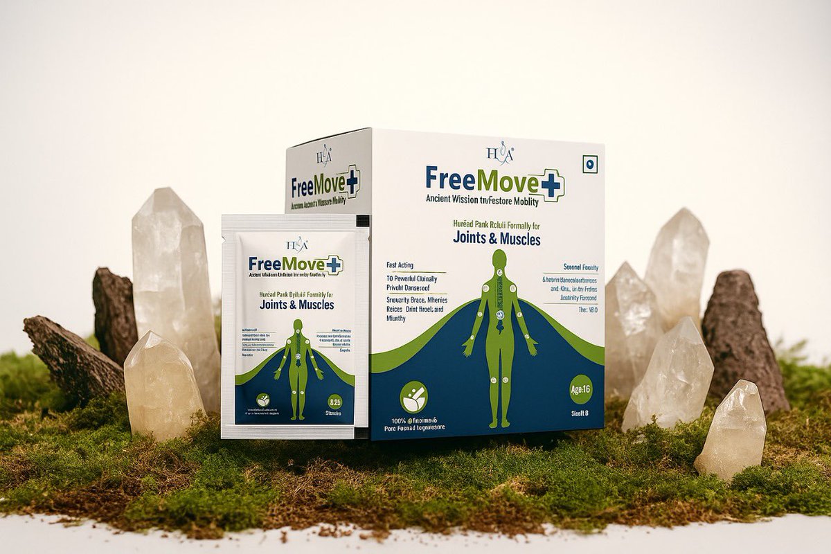 VdNishant's tweet photo. Discover the Natural Power of FreeMove Pure Herbal Pain Relief Sachets! 🌿💪

Tired of popping pills that leave you feeling foggy? Say hello to FreeMove Pure Herbal Pain Relief Sachets 

#FreeMove #HerbalPainRelief #NaturalWellness #PainFreeLiving #MoveBetter https://t.co/aWmAwVPP3v