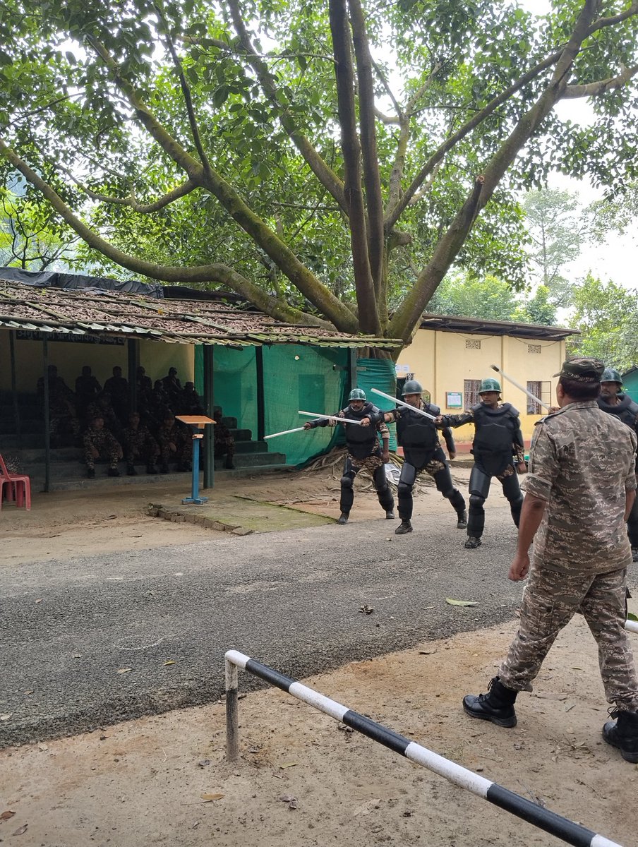 #preparationforduty
Coy preparing to tackle law and order duty during Elections, curfew, etc. at HQ/48 BN CRPF Gauripur Dhubri.