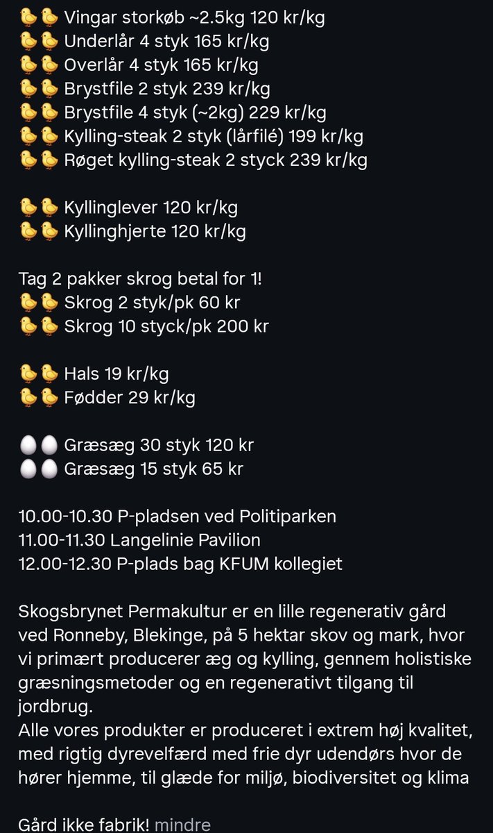 casper_boas's tweet photo. Så er annoncen ude! 🇩🇰
Vi rammer Danmark på lørdag med Sveriges bedste kylling! 
Og så har vi en masse delikatesser og grillpølser med på vores kyllinger, helt uden konserveringsmidler og nitrit! https://t.co/shrmvv7POo