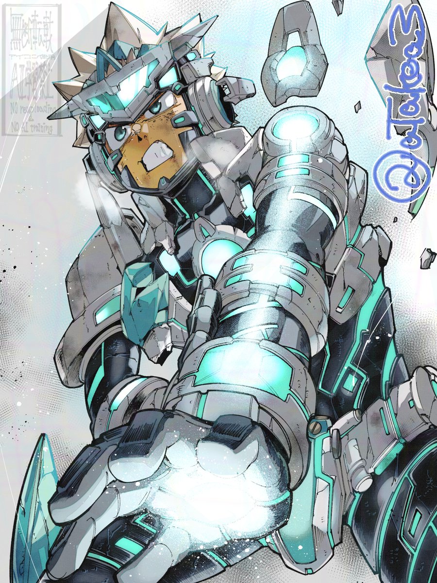 昨日のもう一方skebですありがとうございました☀️
自キャラのガチャ装備さん反撃直前シーンでした