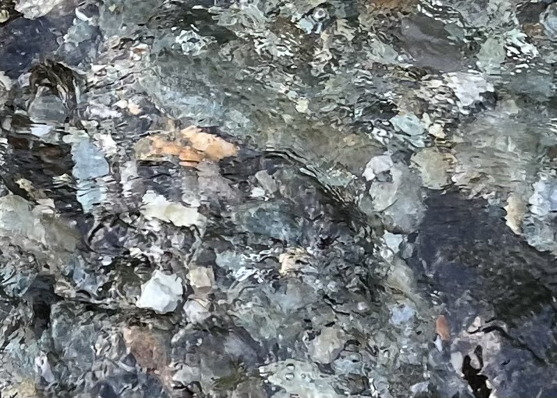 KKMtweet's tweet image. Not a Monet or Gogh, just a clear water stream in hills 😄 #JustForFun #WeekendFun