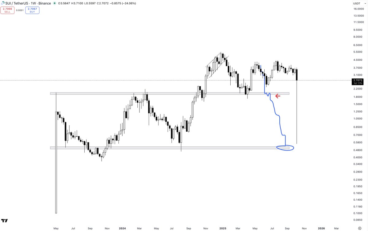 PartTimeCharts's tweet image. $SUI
I'm sure Raoul had fun last night. I hope he wasn't using any leverage.