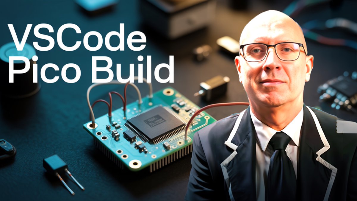 DrJonEA's tweet image. New YouTube Video: youtu.be/Od3Vo0d_bVo
VSCode from GitHub to Pico for a complex C/C++ Project. This used to be so hard, but not anymore. T
#rp2040 #rp2350 #raspberrypipico #raspberrypipico2 #pico2 #iot #microcontroller #clang #cpplang  #vscode