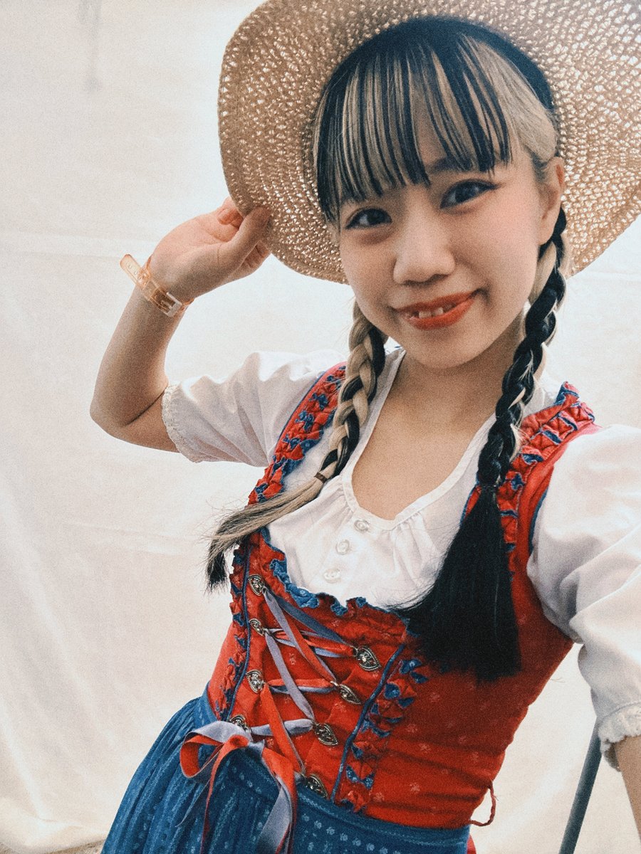 _______asami's tweet image. 着た！かわいい！行ってきます👗👒