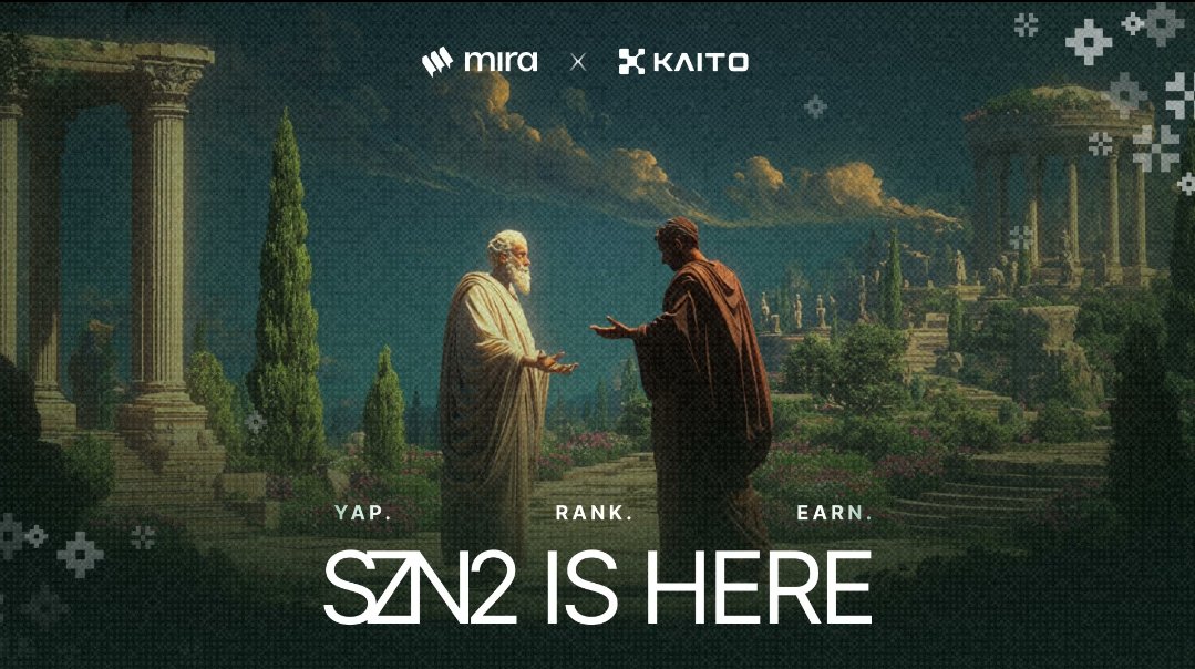 revsweb3's tweet image. GMira @Mira_Network fam.

How you wonder about the season 2???

GMira everyone 🫡