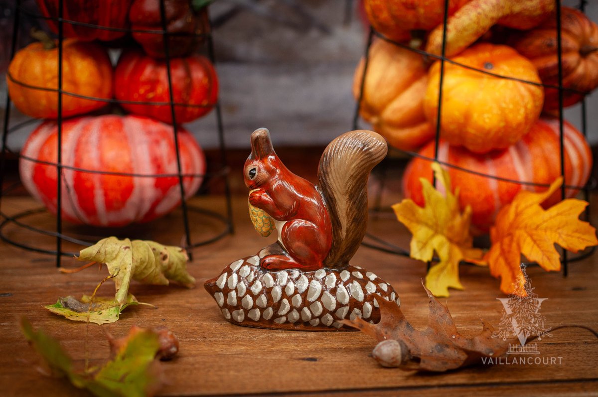 The Squirrel on Pinecone captures the quiet beauty of the season as autumn leaves and acorns blanket the earth and nature prepares for winter’s arrival.

valfa.com/shop/vaillanco…