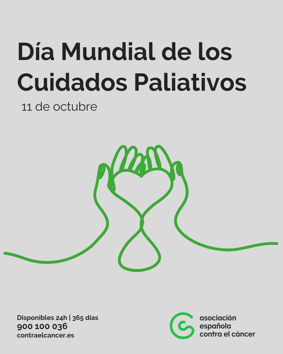 🌿 Los cuidados paliativos van más allá de la medicina: alivian el dolor y ofrecen apoyo emocional y espiritual.

En el #DíaMundialDeLosCuidadosPaliativos te contamos qué tipos existen y cómo mejoran la calidad de vida.

🔗 contraelcancer.es/es/cuidados-pa…