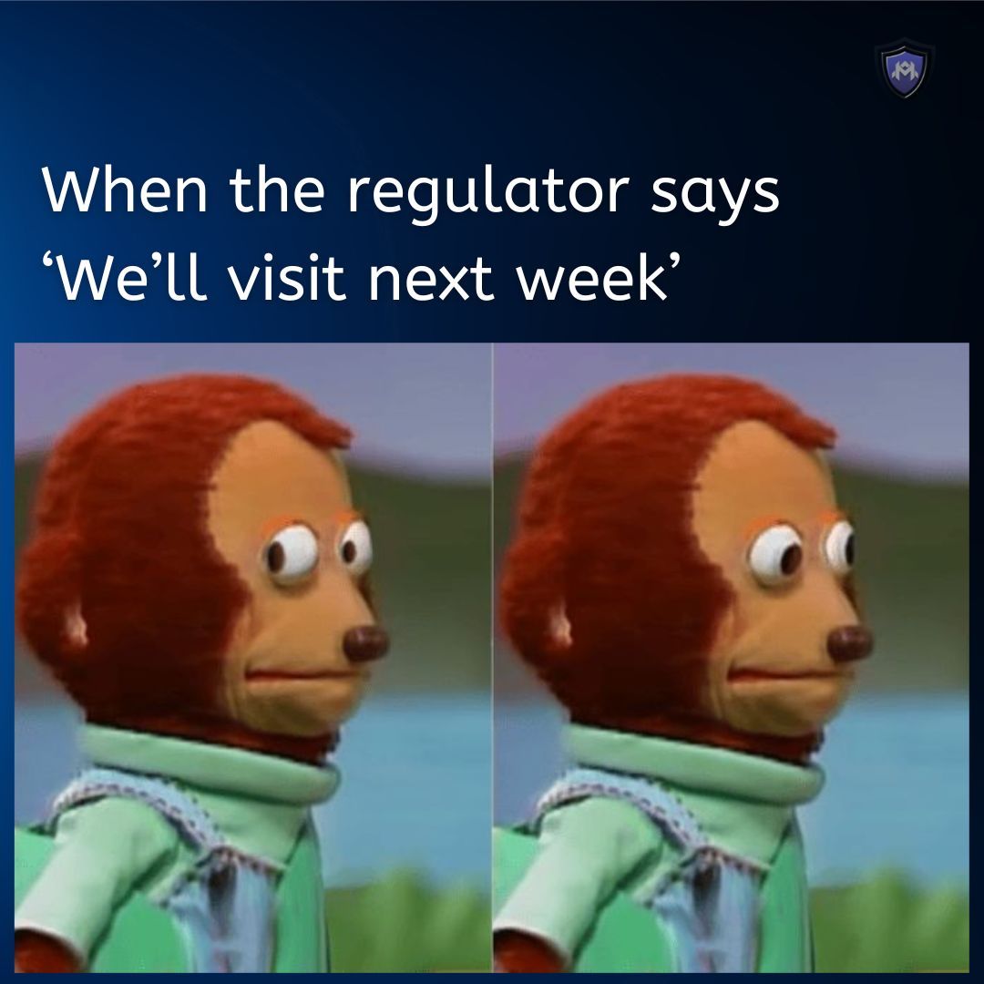 AmlWizard's tweet image. Regulator visit = caffeine, chaos, and last-minute checklists ☕

Every compliance team knows that look.
Stay audit-ready. Stay calm.

#AML #ComplianceHumor #AuditReady #FintechAsia #AMLWizard