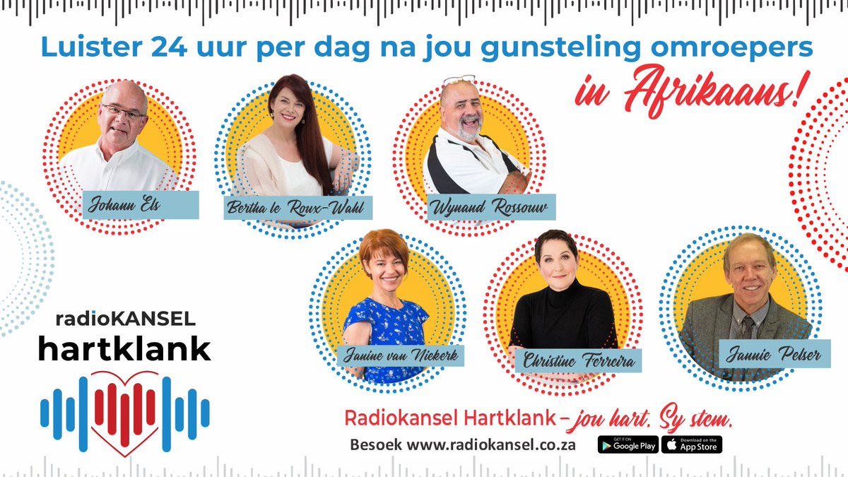 657AM's tweet photo. π» Luister 24/7 na Afrikaanse Radiokansel-programme β enige tyd, enige plek! πβ¨
Skakel in op Radiokansel Hartklank vir jou gunsteling aanbieders ποΈπ
π https://t.co/zCdjjy6aTm
#Radiokansel #Hartklank #AfrikaanseRadio #JouHartSyStem https://t.co/f6z29zvxlt