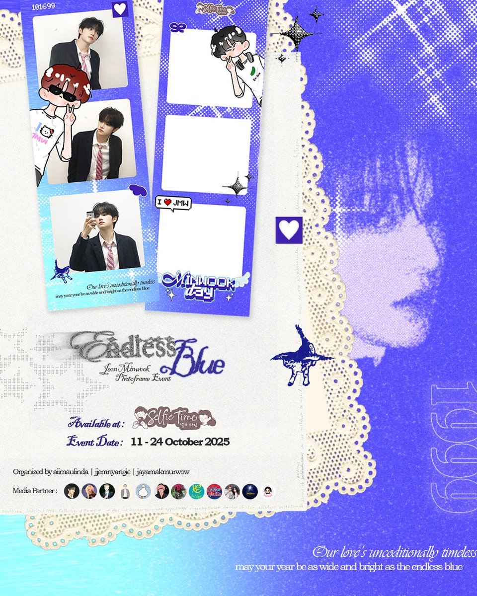 selfietimeid's tweet photo. Buruan ajak bestie kamu untuk merayakan ulang tahun Jeon Minwook #CLOSEYOUREYES tanggal 16 Oktober nanti pakai frame event dari @jjemnyangie sekarang! ๐ฅณ
๐11-24 Oktober 2025
๐semua store Selfie Time
Jangan sampai kelewatan ya, CLOSER!
#selfietimeid #JEONMINWOOK #metmiladminul https://t.co/5q0RwALAjK
