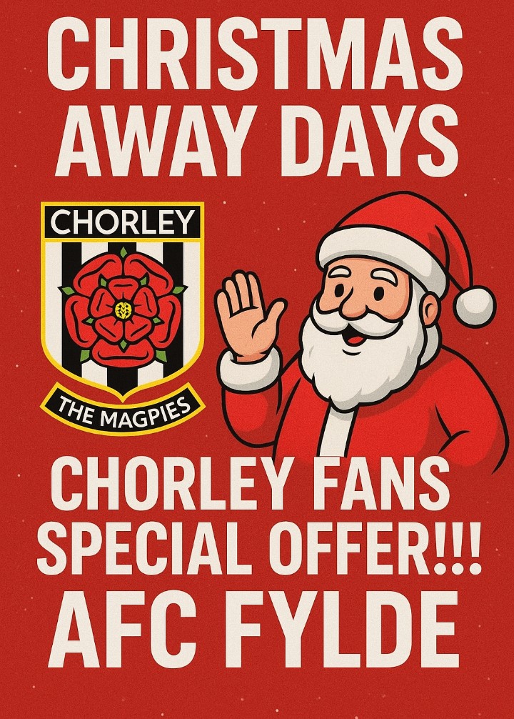 Chorley awaydays tweet media