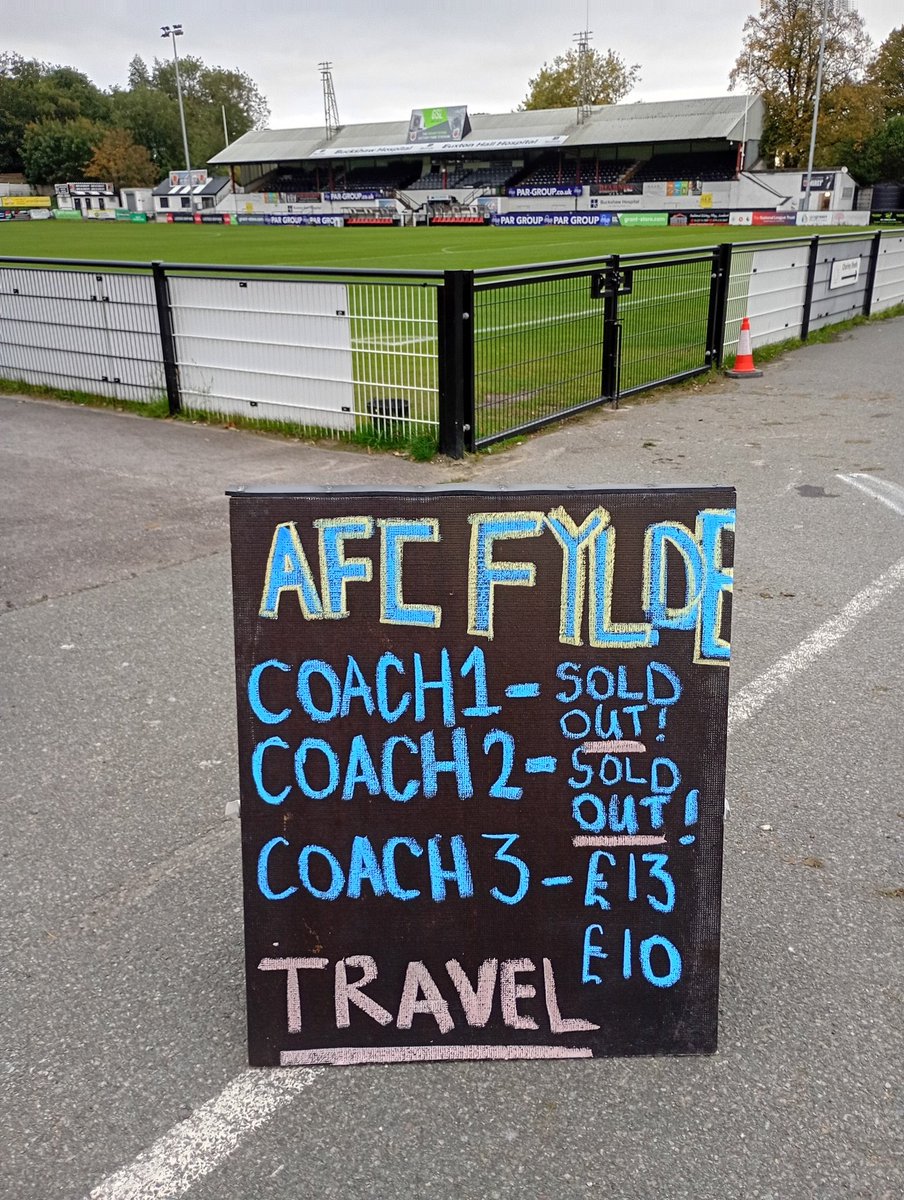 Chorley awaydays tweet media