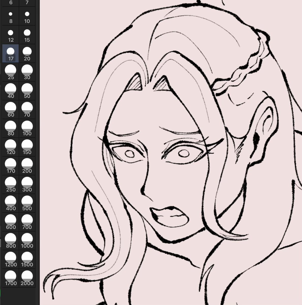Trying to get back to work slowly as studying got off my back for a bit (and also trying to keep this account alive sksk) so here’s my wip on fjern plaps :3