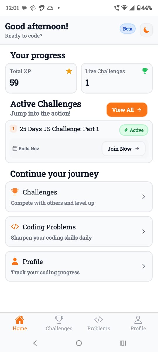 codeXninjaDev's tweet image. Code likhne aaye the, par T-shirt ke liye motivation mil gaya! 😎 Aap T-shirt ready rakhiye, hum challenge pura karte hain!
Day 2 of the 25 Days JavaScript Challenge by @ChaiCodeHQ ! ☕💻
@Hiteshdotcom
#ChaiAurCode #MasterjiChallenge #GitHub #CodeSpaces #HiteshChoudhary