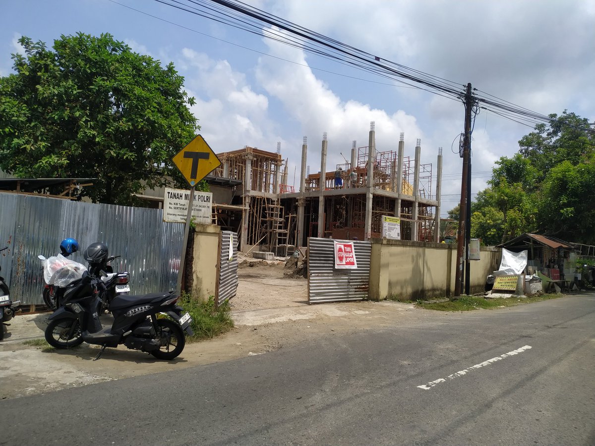Sitoneizer's tweet image. Pembangunan gedung baru Polsek Jatilawang