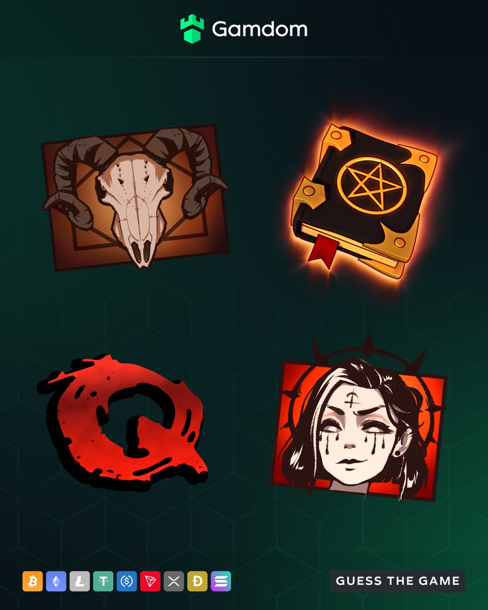 gamdom's tweet image. Can you guess which slot these symbols belong to? 🤔

Drop your answer and userID in the comments for a chance to win FREE spins! 🎰

💚 + 🔁