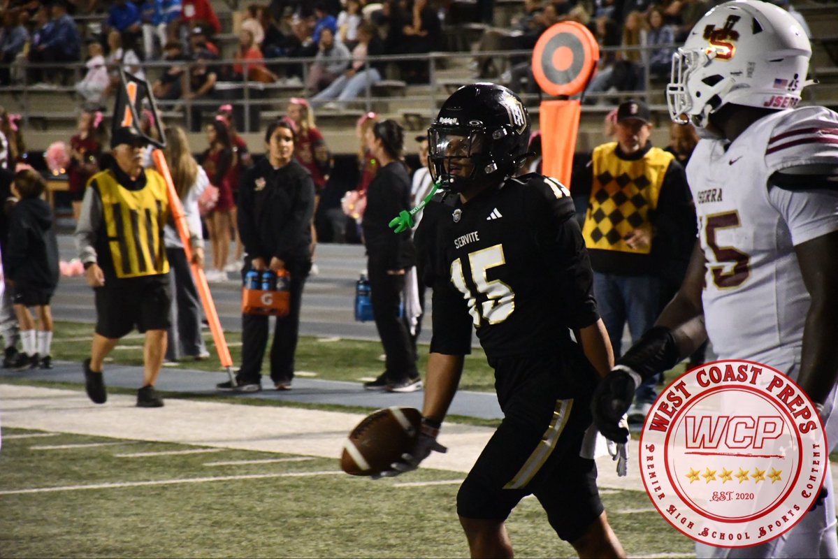 “Our running back group is special. Steele, Gavin, Jordan. Those guys are crazy.”

Servite rides its running game for a 43-26 win over JSerra for their first Trinity League win of the season.

STORY: westcoastpreps.com/servite-rides-…
