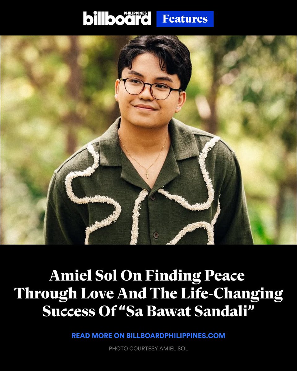 With his hit “Sa Bawat Sandali,” Amiel Sol broke into the charts and redefined his path. In his interview with Billboard Philippines, he speaks about love, vulnerability, and how one song can change everything.

Revisit the full interview at billboardphilippines.com