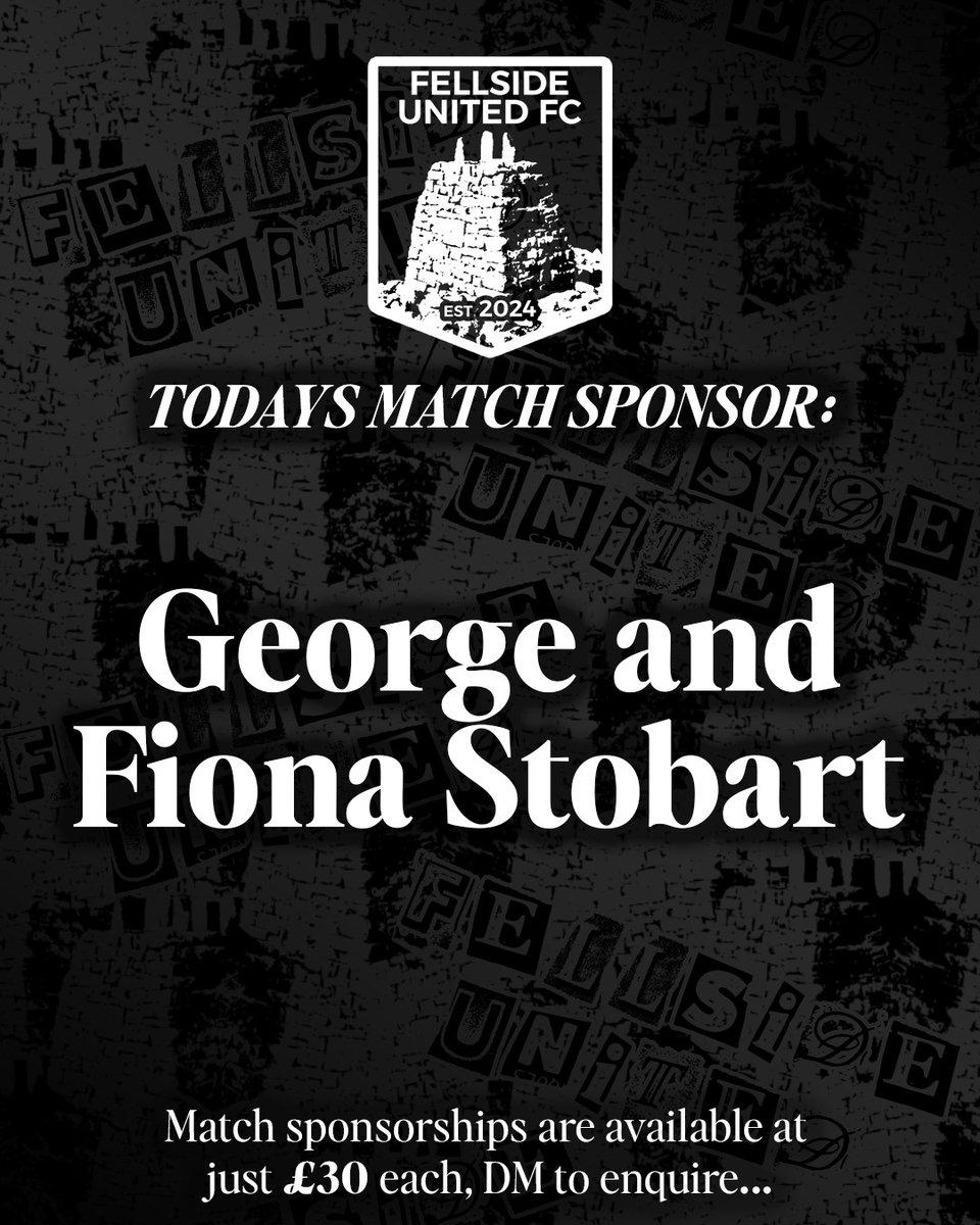 🚨 𝐌𝐀𝐓𝐂𝐇 𝐃𝐀𝐘 🚨

🆚️ Dearham United
🏟 Scotby Playing Fields
🕑 2PM
🏆 Cumberland FA County Cup

We are back in action today as we host Dearham Utd in the County Cup 

⚫️⚪️

#UNITED #FELLSIDE