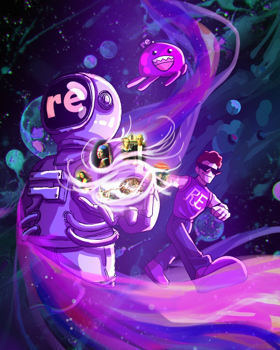 kandlee0807's tweet photo. I joined @re (RE)AL OG contest with a piece that insures what I value the most - art itself.
Every painting tells a story, and some stories deserve protection.
Buffy stands guard, keeping the soul of creation safe.
#ReProtocol #ReArtContest #rexyz https://t.co/6BWYsLdo08