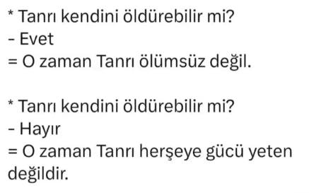 Tekyolbilim's tweet photo. Gel de çık işin içinden. Din her zaman çıkmaz yoldur. https://t.co/FRjn33wwYg