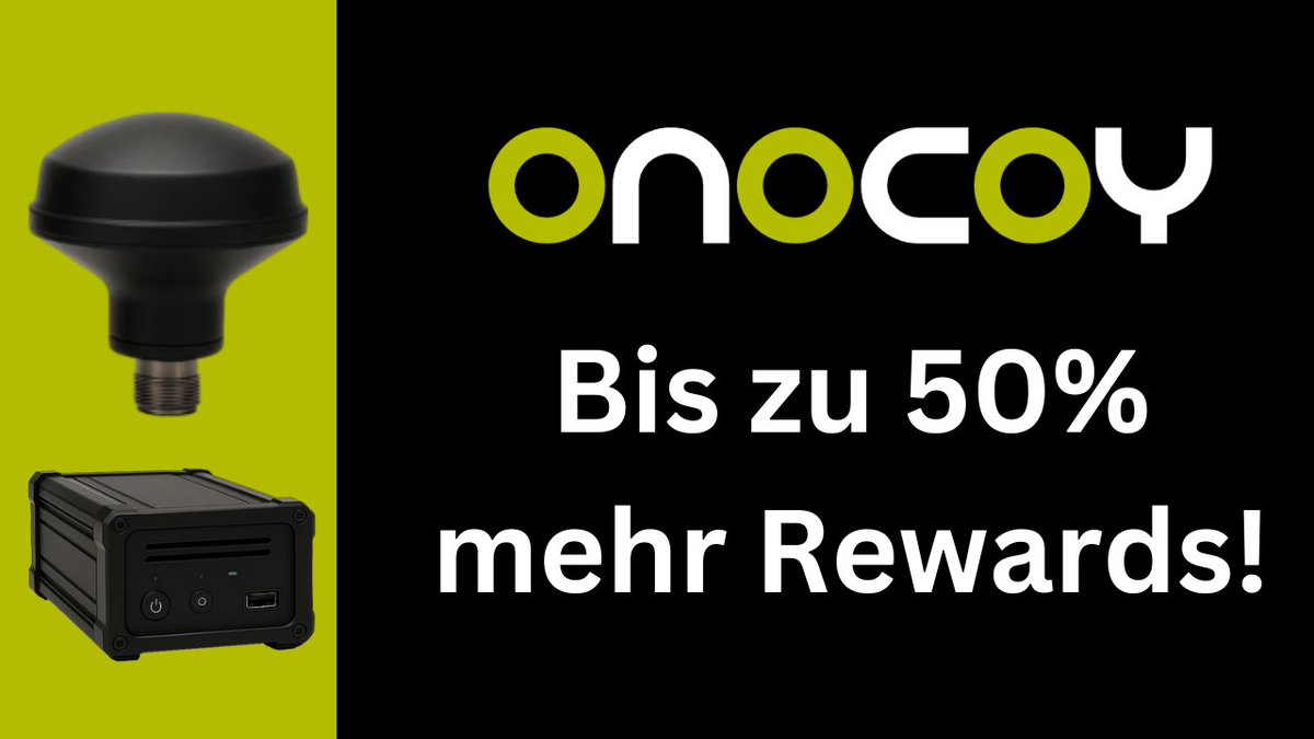 Kryptostars_IO's tweet image. Erhalte bis zu 50% mehr Rewards bei @onocoyRTK
Es ist eigentlich ganz einfach dabei zu sein.
Mehr dazu im Video: youtube.com/watch?v=Hshstd…
#onocoy #gnss #Solana $ONO