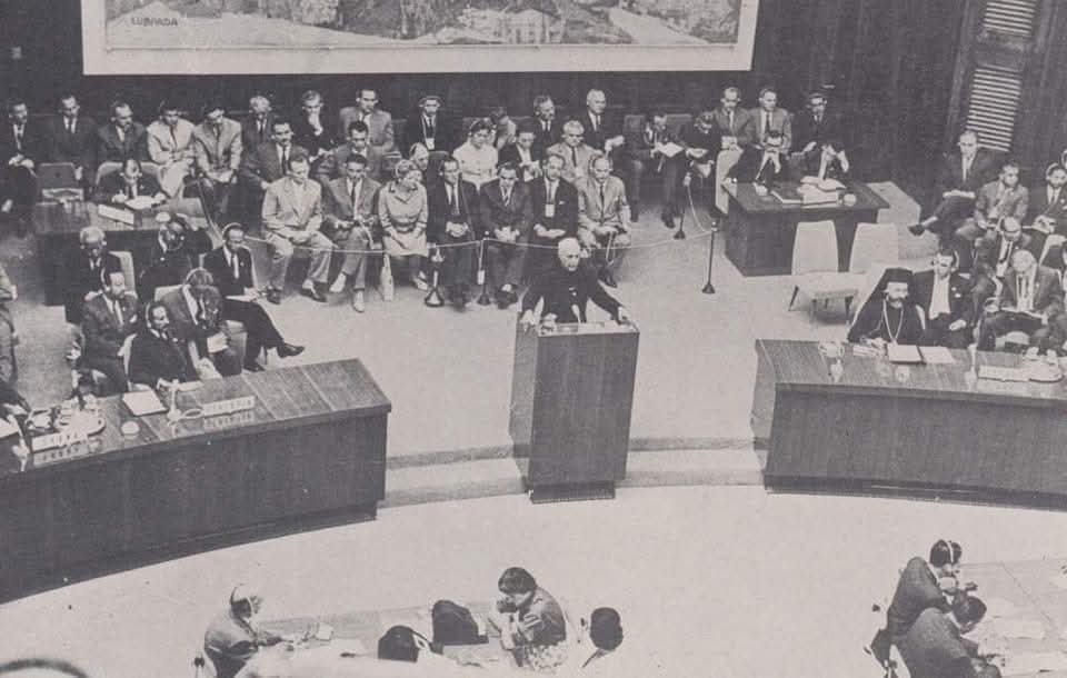 jnmfsm's tweet image. Jawaharlal Nehru addressing the first conference of Non -Aligned Nations , Belgrade , 2 September 1961.
#JawaharlalNehru.