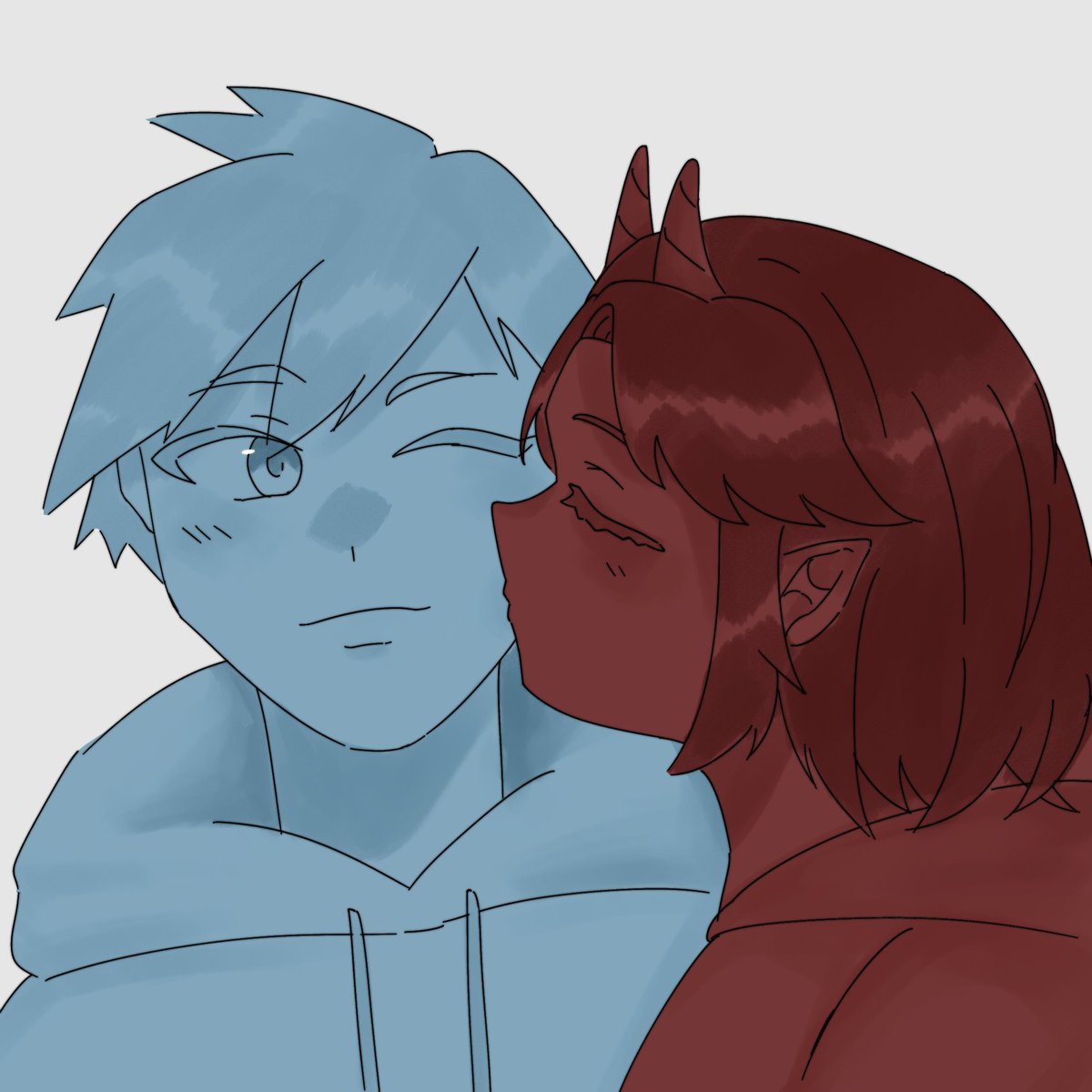 kkuurui's tweet image. does this count as yume art.,,, steven stone,,, i love him,, guess who i love more than him,, rui,,, i love my bbg,,, 
#stevenstone #yumeship #ocart