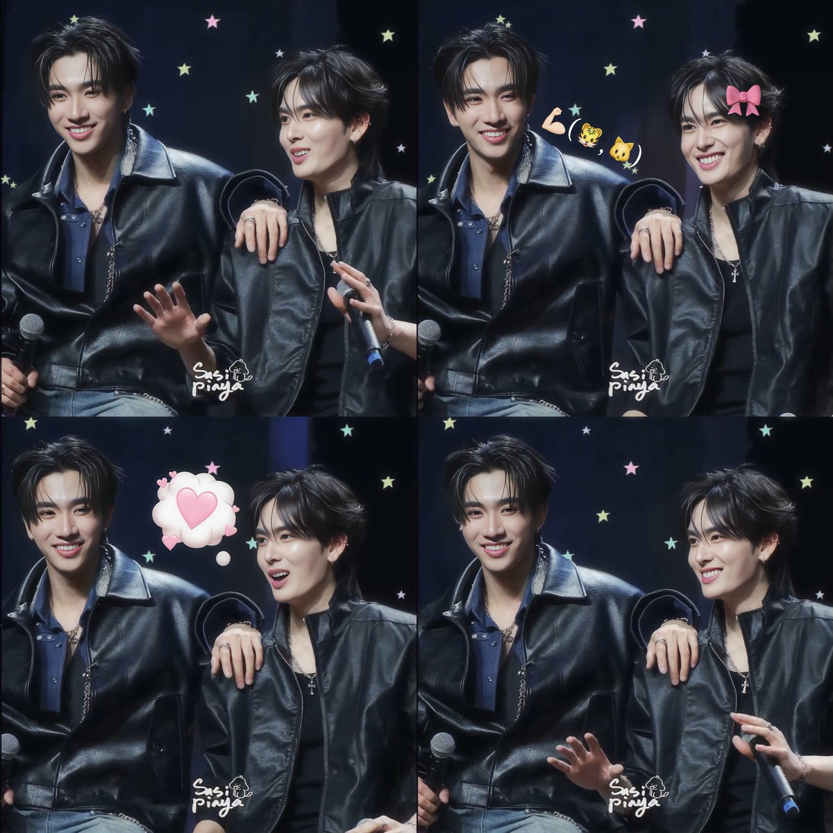 ; ไหล่ของน้องต้า พี่เพิ้ดครอบครอง y—y 💪🏻; (🐯🐱)💭

𝖼𝗋. 𝗌𝖺𝗌𝗂𝗉𝗂𝖺𝗒𝖺_ 
         𝗌𝖺𝗌𝗂🐶

PERTHSANTA P10L VN FANMEET 

#Perfect10LinersFMinVietnam 
#PerthTanapon #Santapp 
#PerthSanta #เพิร์ธแซนต้า