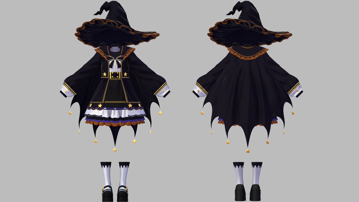 Code2l9's tweet image. ハロウィン衣装制作中です！  
今月中旬に発売目指して調整中です✨