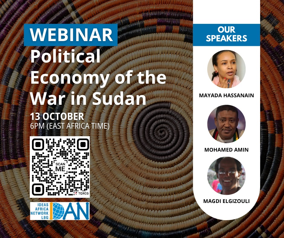 🇸🇩 Sudan’s War: Beyond the Headlines
Join Us for a deep dive into the political economy behind the conflict.
🗓️ Oct 13 | 🕕 18:00 EAT
🎙️ Sudanese scholars unpack gold, debt &amp; global dynamics.
🔗 Register at: bit.ly/46H3bVY
#SudanCrisis #PoliticalEconomy #AfricaConflict