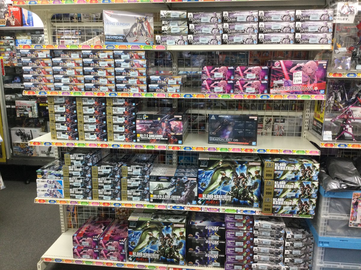 ガンプラ 大量展開中！ 今日発売の新作もございますので、是非一度ご 