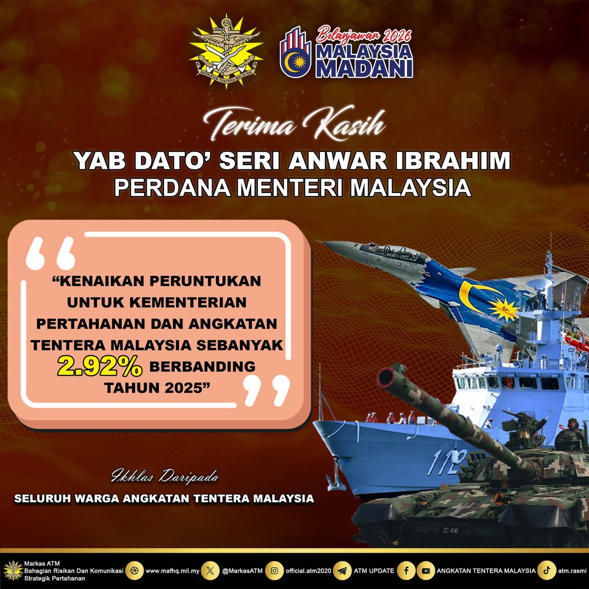 Angkatan Tentera Malaysia tweet media