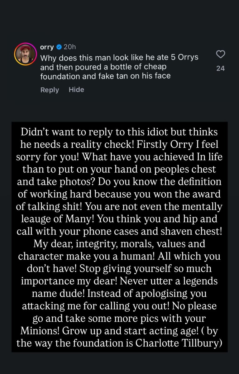 TheRajivAdatia's tweet image. Didn’t want to reply
To this fool Orry but he needed a reality check!!