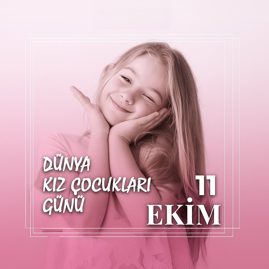 Bütün bir evrenin en kusursuz en muhteşem güzelliğinin, asaletinin, zarafetinin günü 🩷 Kız çocukları bir gün değil her gün hatırlayalım, haklarını savunalım. Onların mutluluğu, insanlığın asli sorumluluğudur. İyi ki varlar 🩷🤍
#11EkimDünyaKızÇocuklarıGünü
#DünyaKızÇocuklarıGünü