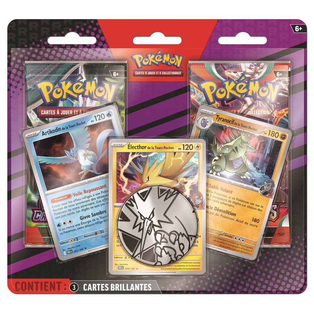 le_crocodeal's tweet image. Dispo #Pokémon : le Duopack Pokémon Q4 2025 - Team Rocket en vente sur Amazon à 11,99€ (bon prix). Il contient 3 cartes promo sympa et 2 boosters du JCC Pokémon !

↪️ Cliquez ici : amzn.to/48W0i4Y #publicité