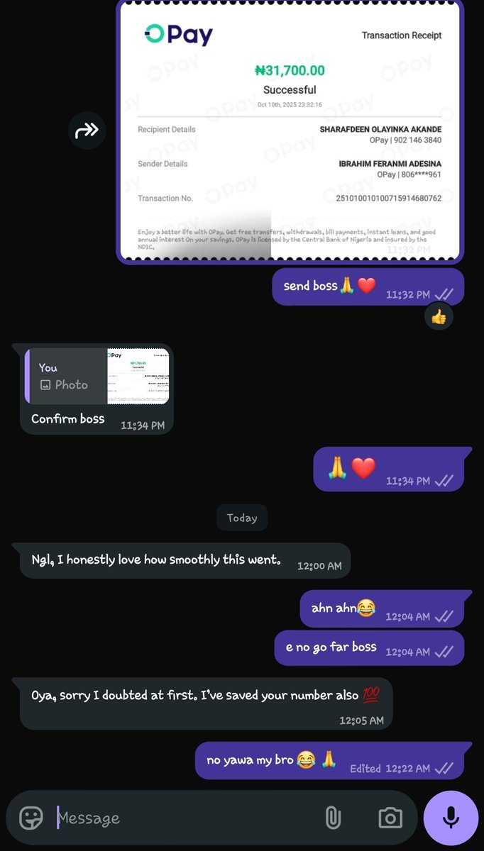 feranmiiee's tweet image. I had to send my videos to this nigha to prove I'm not an anonymous account 😭🙏.
when it comes to trust, make una dey leave am for me😂, nothing go sup.