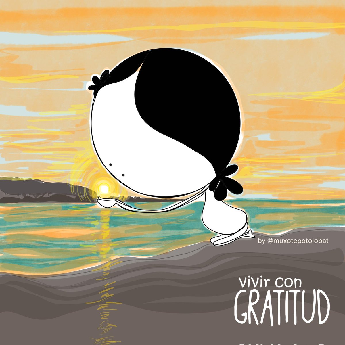 Vivo agradecida... con lo que la Vida me ha dado, con lo que me va regalando.... También los momentos un poco más oscuros, "grietas por donde también entra la luz".
#EeeegunonMundo!!!