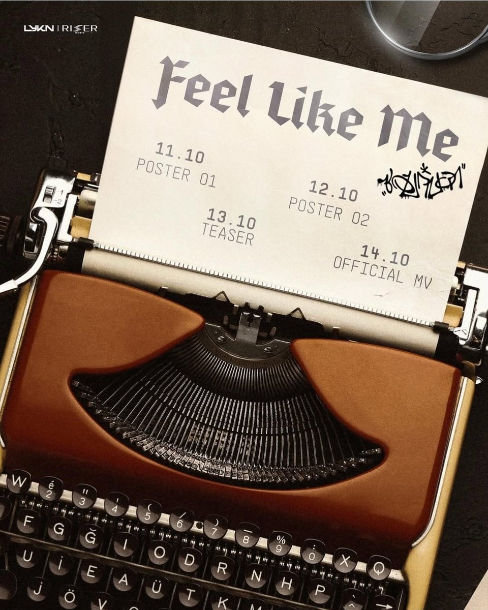 Sharkpups1's tweet image. 🎬✨ LYKYOU, ¡marquen sus calendarios!
Se acerca el lanzamiento del nuevo Music Video de la tan esperada canción ‘Feel Like Me’ de LYKN 💿🔥

🗓️ PLAN DE LANZAMIENTO:
📍 11.10 – Poster 01
📍 12.10 – Poster 02
📍 13.10 – Teaser
📍 14.10 – ¡Official MV Release!

🔎 Además, el video…