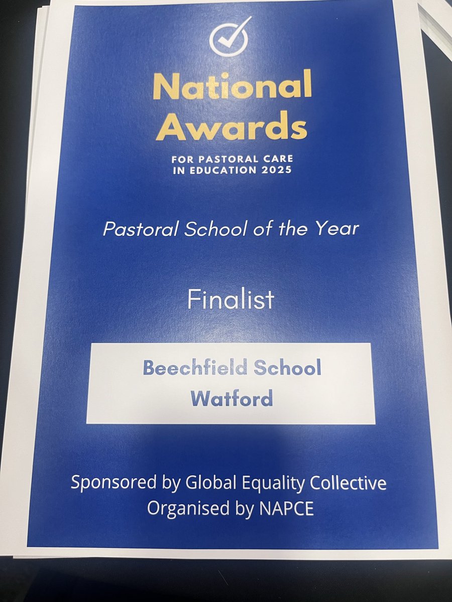 HeadBeechfield (@headbeechfield) on Twitter photo Tonight was amazing recognition for the fantastic pastoral support our whole team provides. We love our community and do everything we can to help everyone in it. We didnβt win the award but even the nomination felt fantastic! Well done Beechfield <a href="/BFS_Watford/">Beechfield School</a> <a href="/CEOInclusiveMAT/">James Roach</a> Tonight was amazing recognition for the fantastic pastoral support our whole team provides. We love our community and do everything we can to help everyone in it. We didnβt win the award but even the nomination felt fantastic! Well done Beechfield <a href="/BFS_Watford/">Beechfield School</a> <a href="/CEOInclusiveMAT/">James Roach</a>