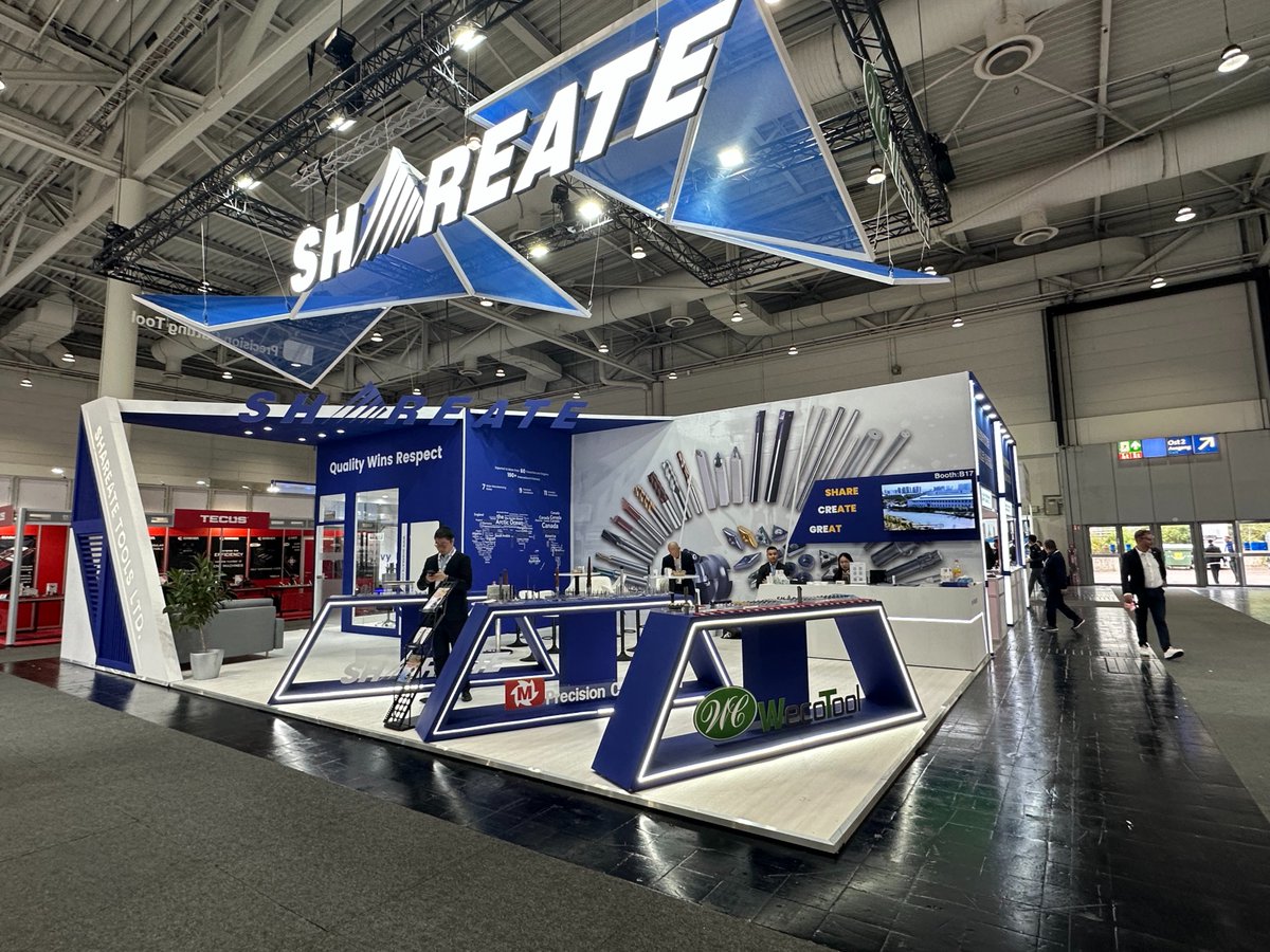 yngg2279261's tweet image. Award-Winning Booth Design at #EMO2025 🏆

Discover our latest creation for SHAREATE TOOLS LTD. :

🔹 Sophisticated white &amp;amp; blue color architecture

🔹 Custom wooden structures + LED integration

🔹 Strategic brand accent zones

#ExhibitionStandDesign #BoothBuilder #EMO2025