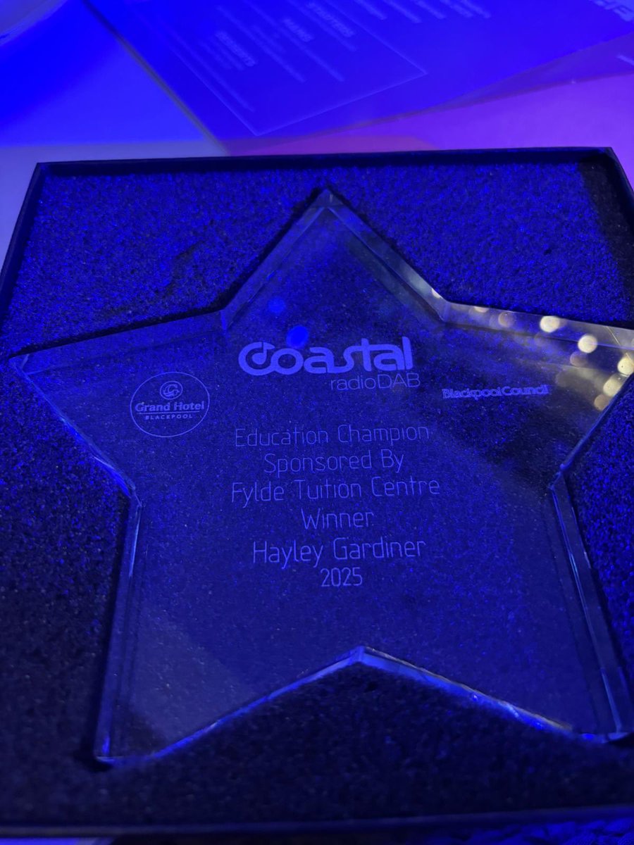 PCABlackpool's tweet image. 🎉 Congratulations to Miss Gardiner – winner of the Education Champion Award at the #LocalHeroAwards! Honoured for her amazing work in special education ⭐️👏 @PCAprimary @PCAsecondary @PCAOracle @SeaViewTrust 
#EducationChampion #PCAproud #BlackpoolSchools