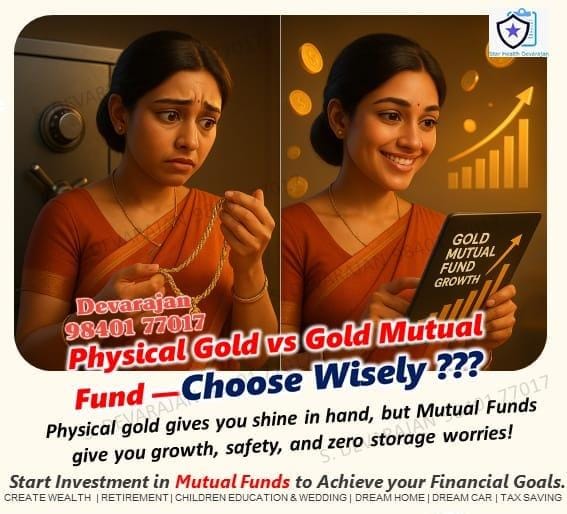 licdevarajan's tweet image. “Gold is emotion for some, investment for others. 💛
If you buy gold for sentiment — hold it close.
If you buy gold for growth — let it work for you through Gold Mutual Funds or SIPs.
Decide your goal, and invest wisely. ✨
#SmartInvestment #GoldFunds”