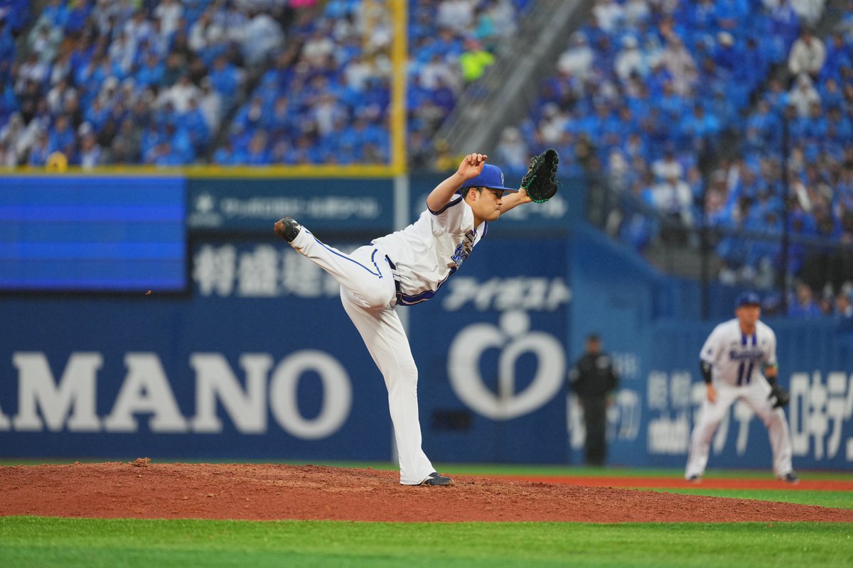 ydb_yokohama's tweet image. 8回から登板の #伊勢大夢 選手が相手上位打線をしっかり三者凡退に仕留める！✋

8回表
DB 4 - 2 G

#JERAクライマックスセ
#横浜奪首
#全横浜でブチあがれ
#baystars