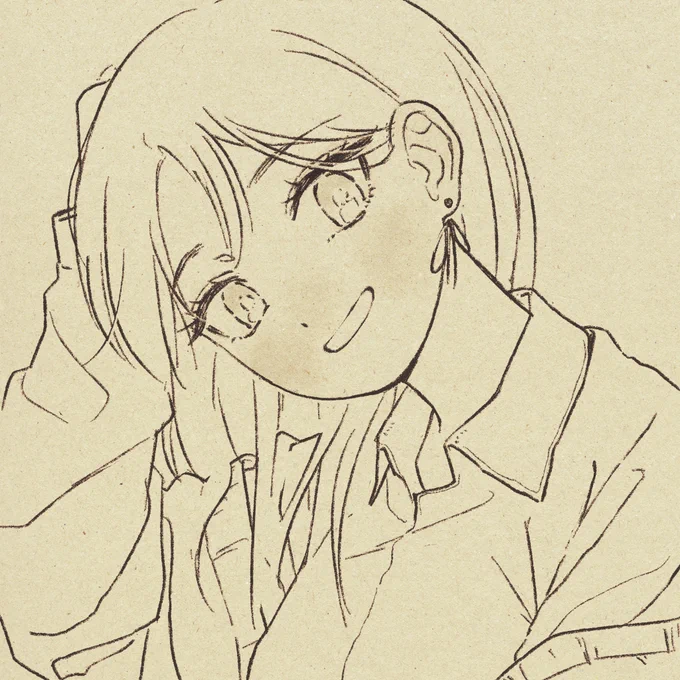 #これがこうなるから主線なしは好き